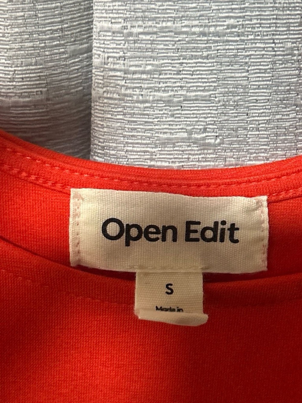Open Edit Orange Sleeveless Midi Dress with Side Slit - Picture 2 of 5